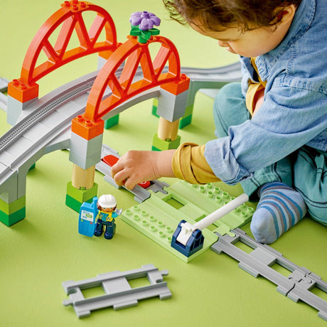 LEGO DUPLO: Train Bridge and Tracks Expansion Set