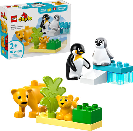 LEGO DUPLO: Wild Animal Families: Penguins & Lions