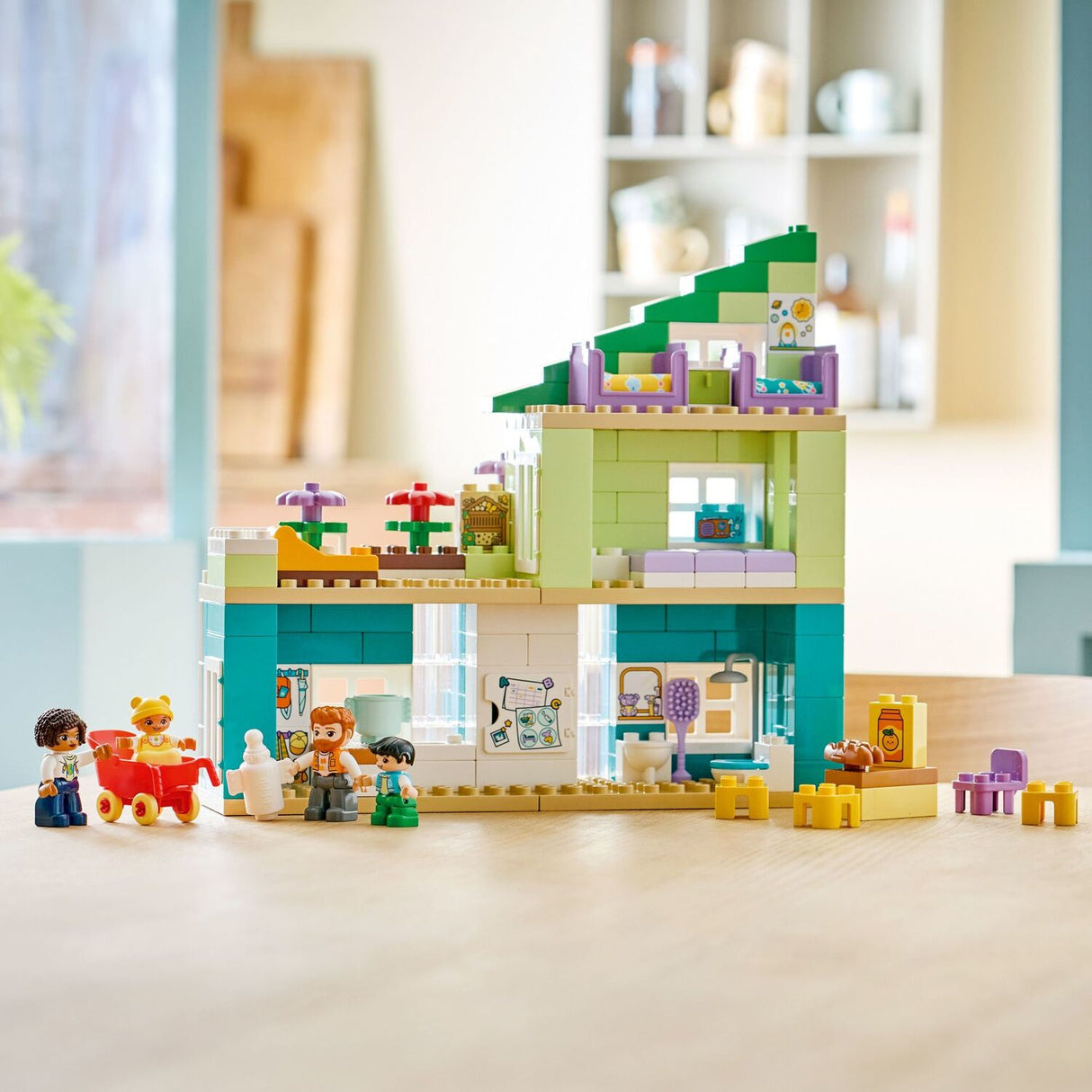 LEGO DUPLO Town: 3 in 1 Modern Family House with Figures