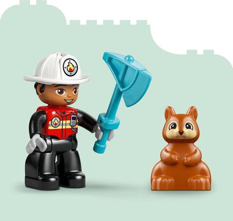 LEGO DUPLO Town: Fire Truck with Hose and Firefighter