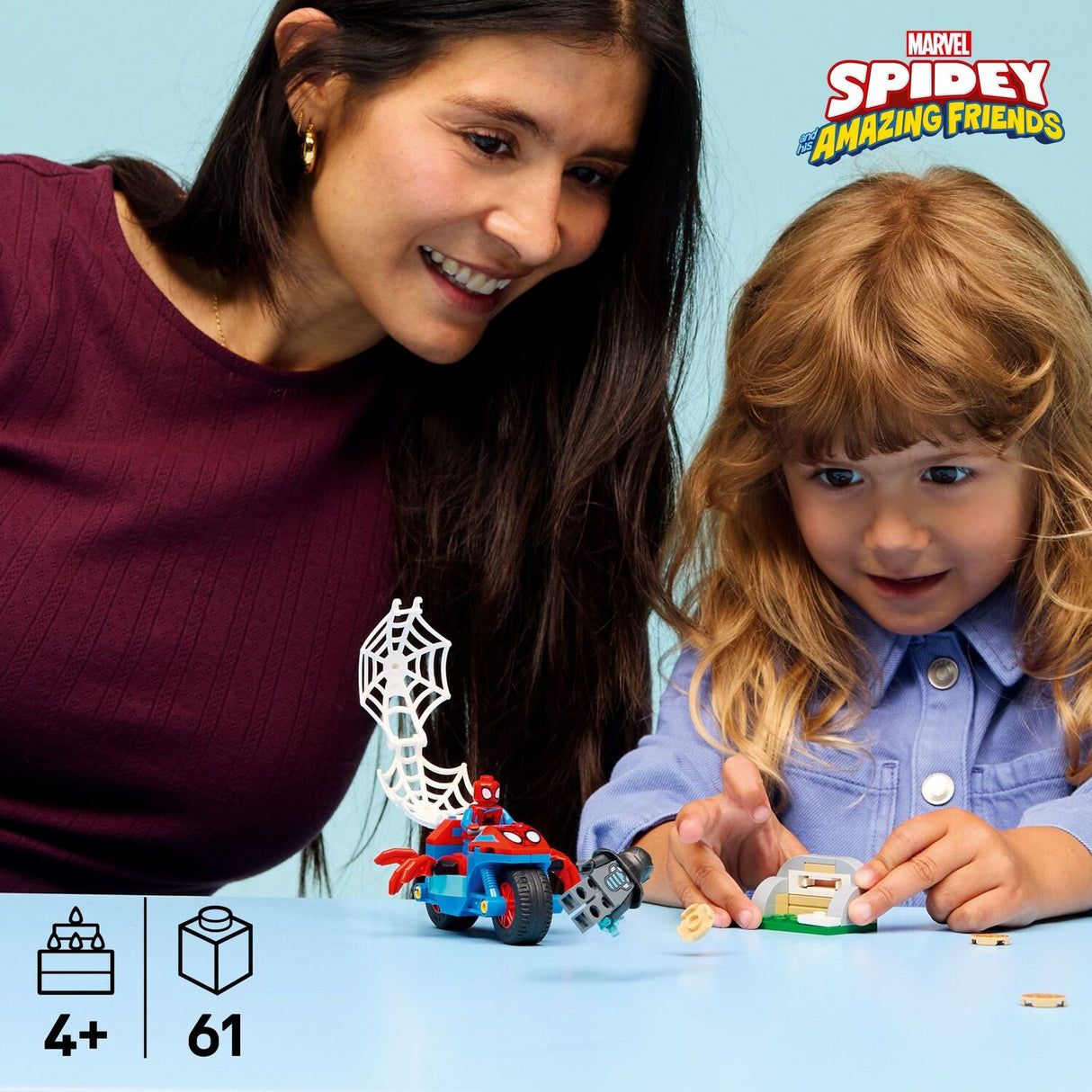 LEGO Spidey: Spidey on his Motorcycle vs. Rhino