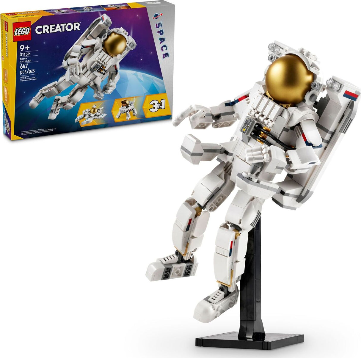 LEGO CREATOR 3-in-1 Space Astronaut