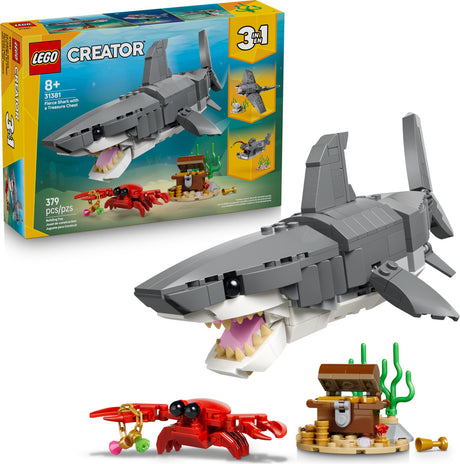LEGO Creator: Fierce Shark with a Treasure Chest