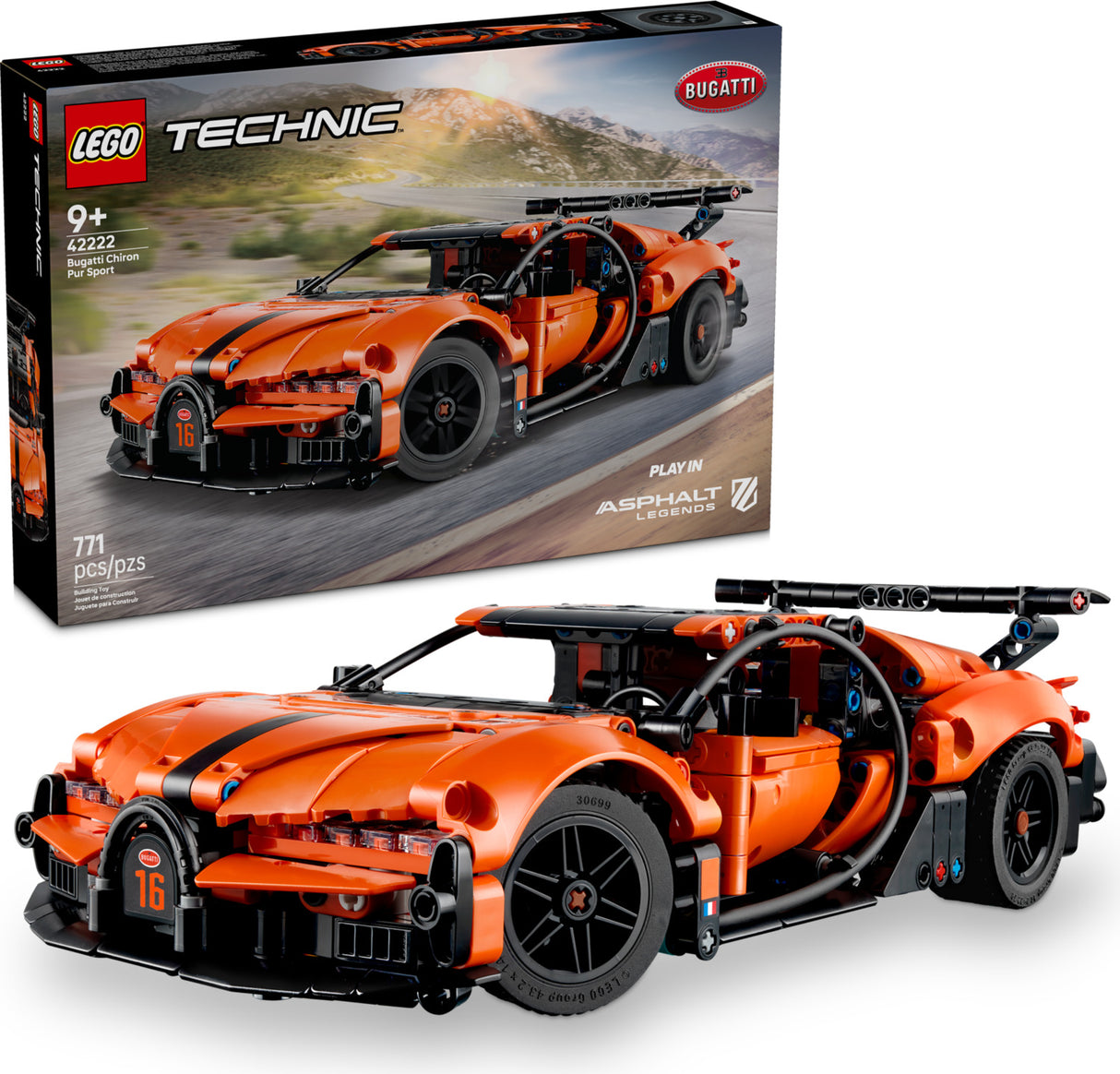 LEGO Technic: Bugatti Chiron Pur Sport Hypercar