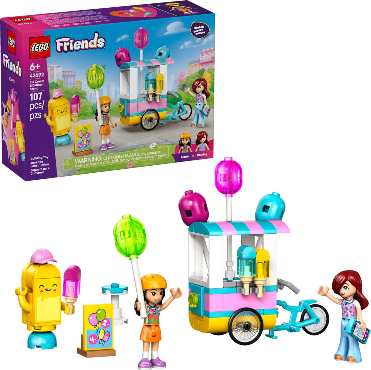 LEGO Friends: Ice Cream & Balloon Stand