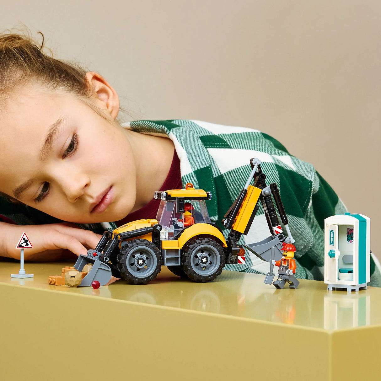LEGO® City Yellow Backhoe Loader