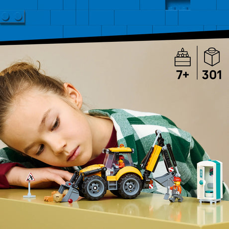 LEGO® City Yellow Backhoe Loader