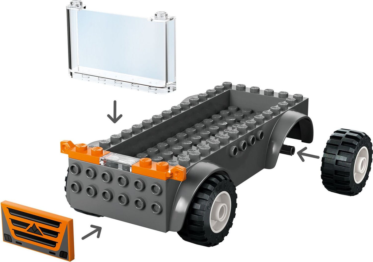 LEGO City Great Vehicles: Motorcycle Transporter
