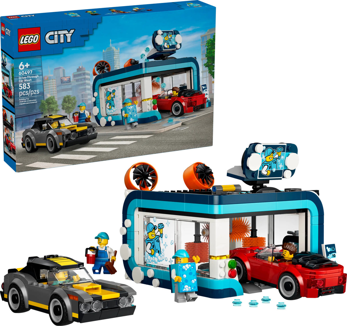 LEGO® City Drive-Through Car Wash