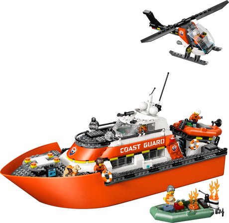 LEGO City Exploration: Coast Guard Rescue Boat & Helicopter