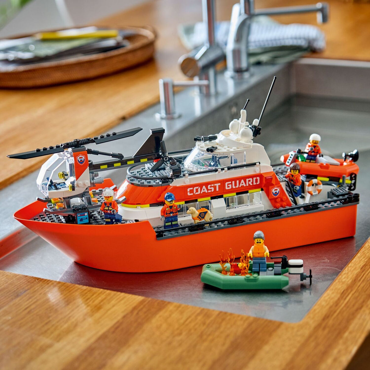 LEGO City Exploration: Coast Guard Rescue Boat & Helicopter