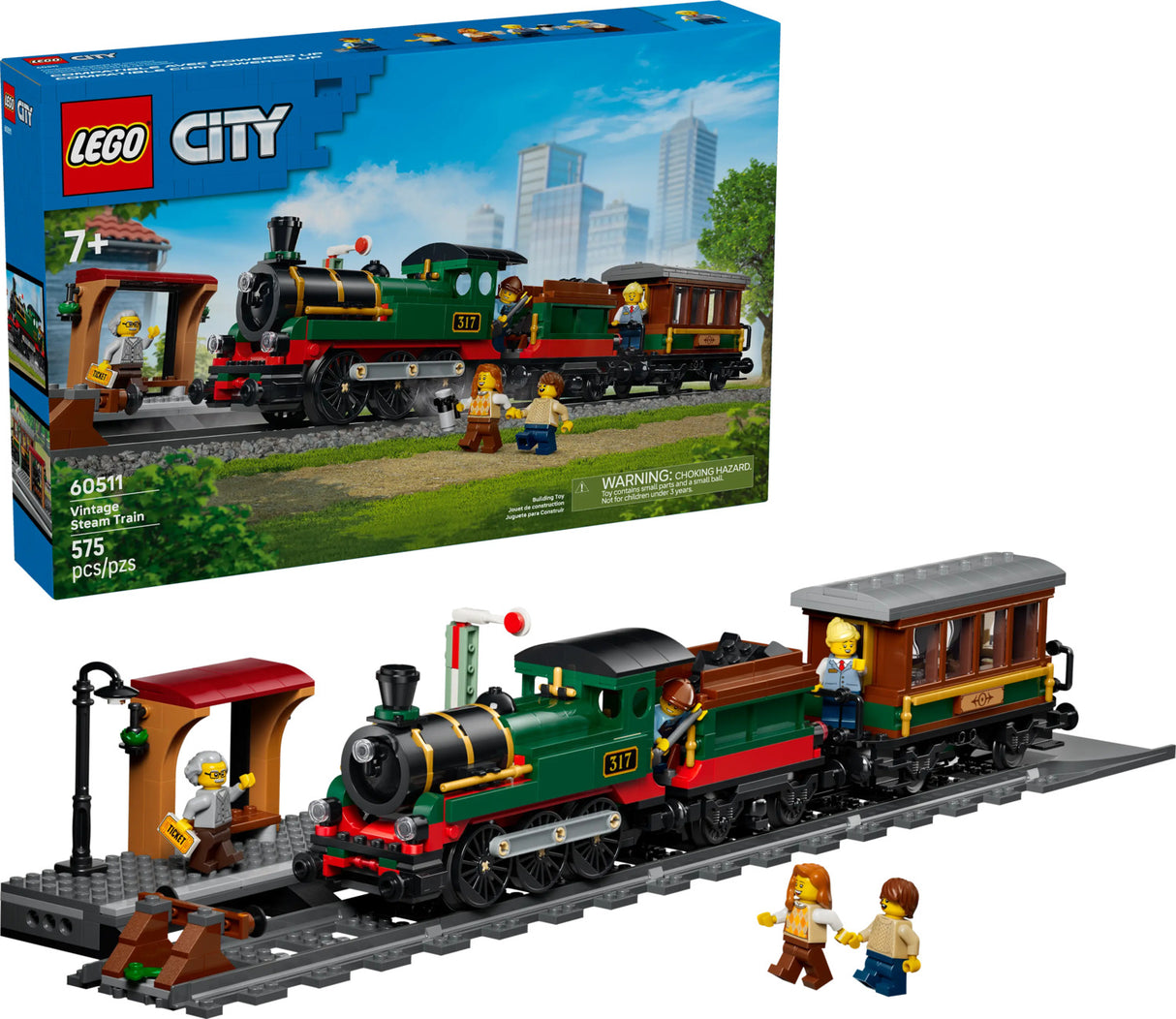 LEGO® City Vintage Steam Train