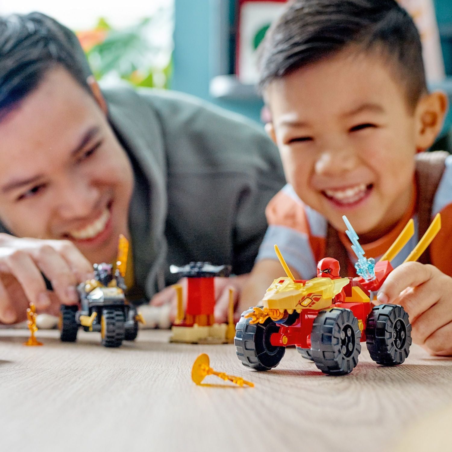 LEGO® Ninjago: Kai and Ras's Car and Bike Battle - Toy Box Michigan