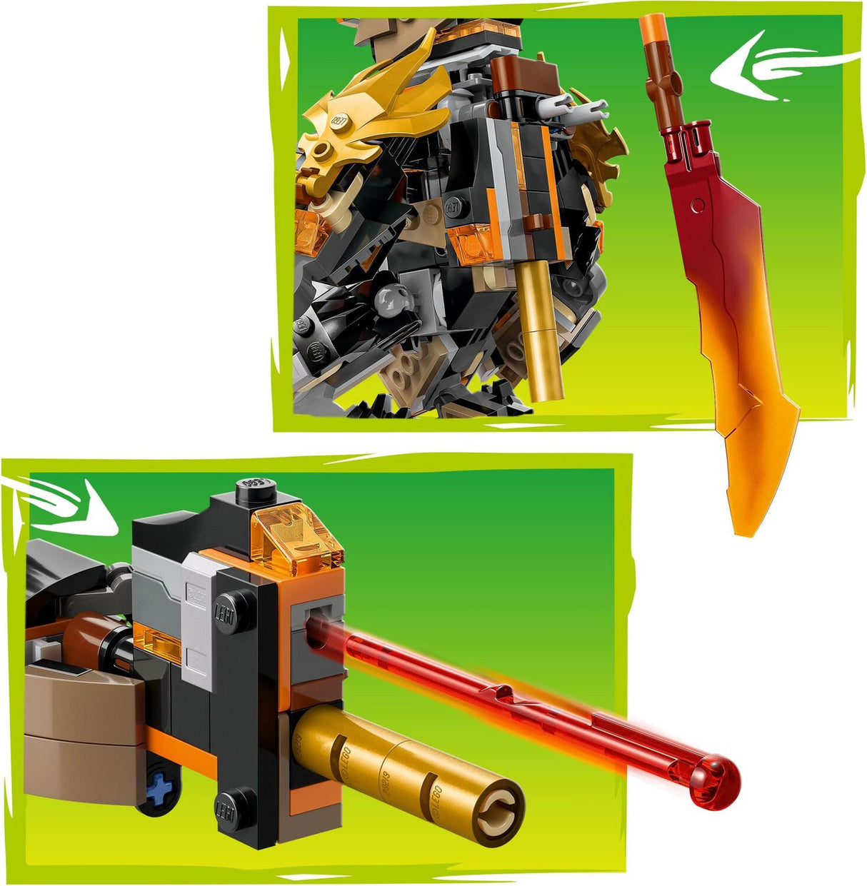 LEGO Ninjago: Cole's Mission Mech & Dragon Zane