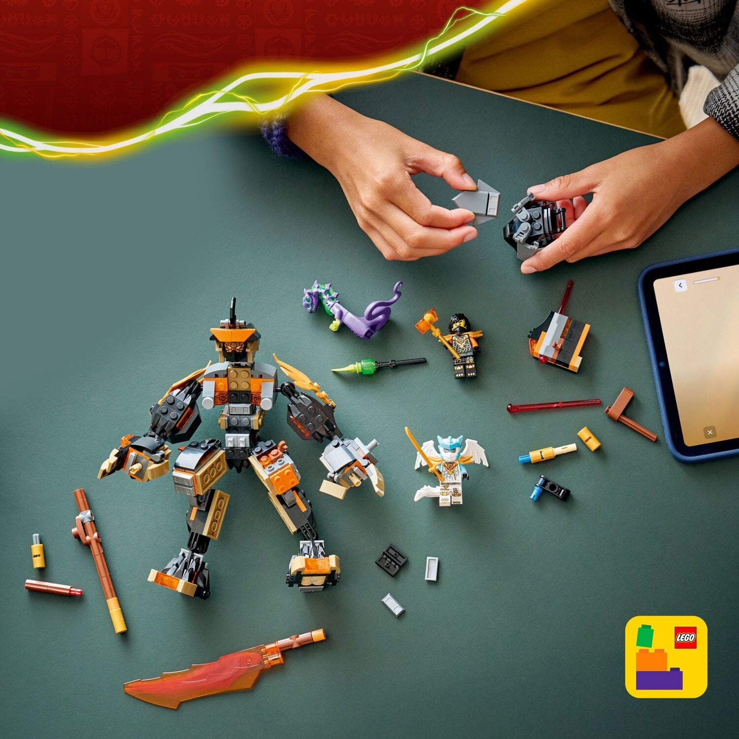 Lego Ninjago Cole's Mission Mech & Dragon Zane – Toy Box Michigan