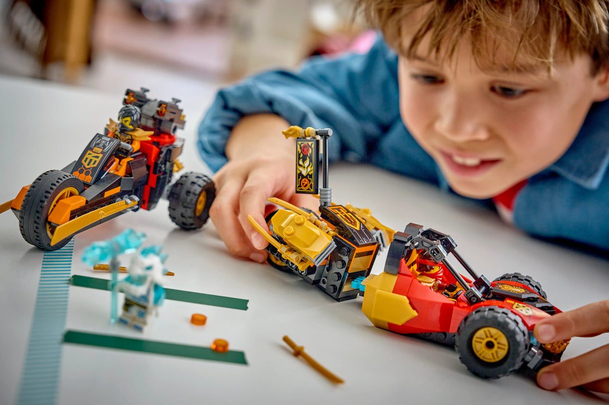 LEGO® NINJAGO® Kai and Cole’s Combiner Vehicles
