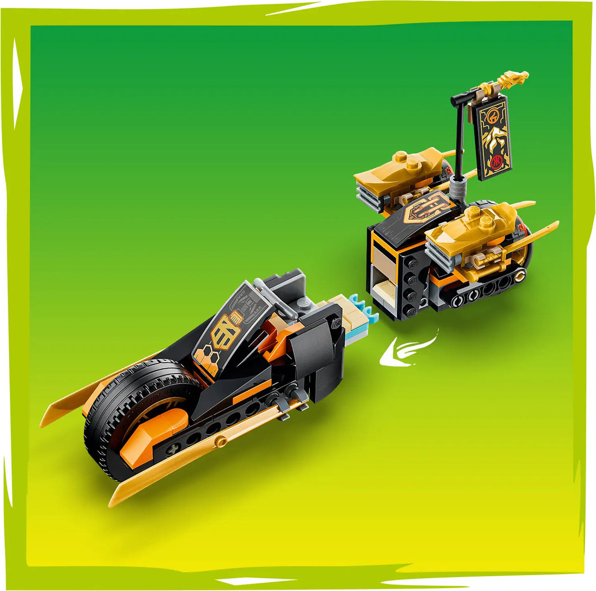 LEGO® NINJAGO® Kai and Cole’s Combiner Vehicles