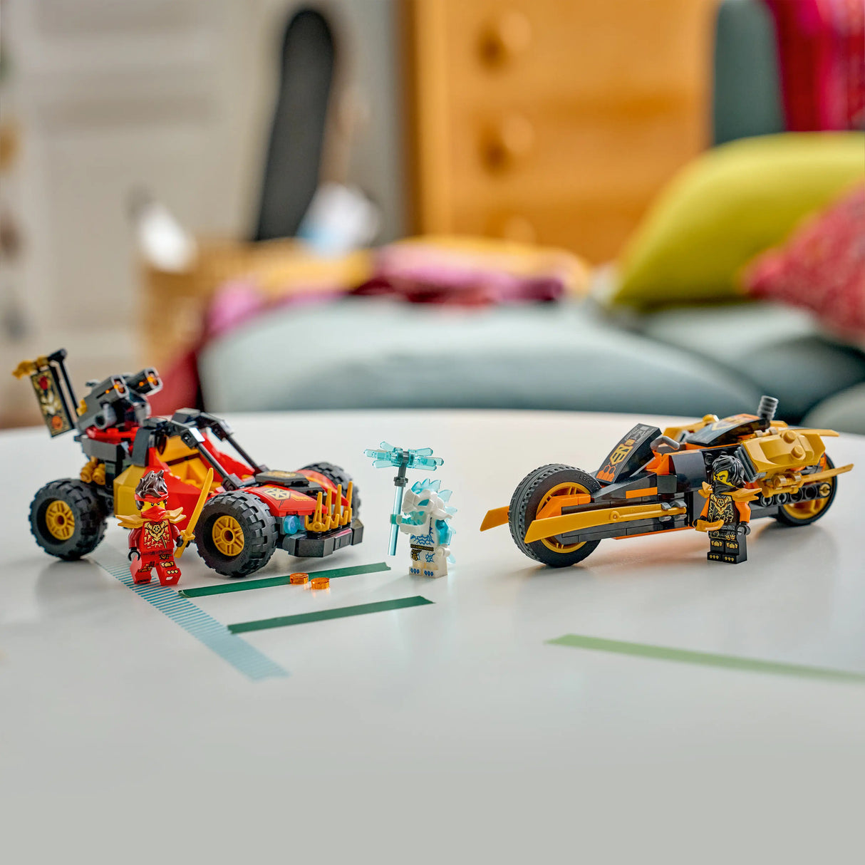 LEGO® NINJAGO® Kai and Cole’s Combiner Vehicles