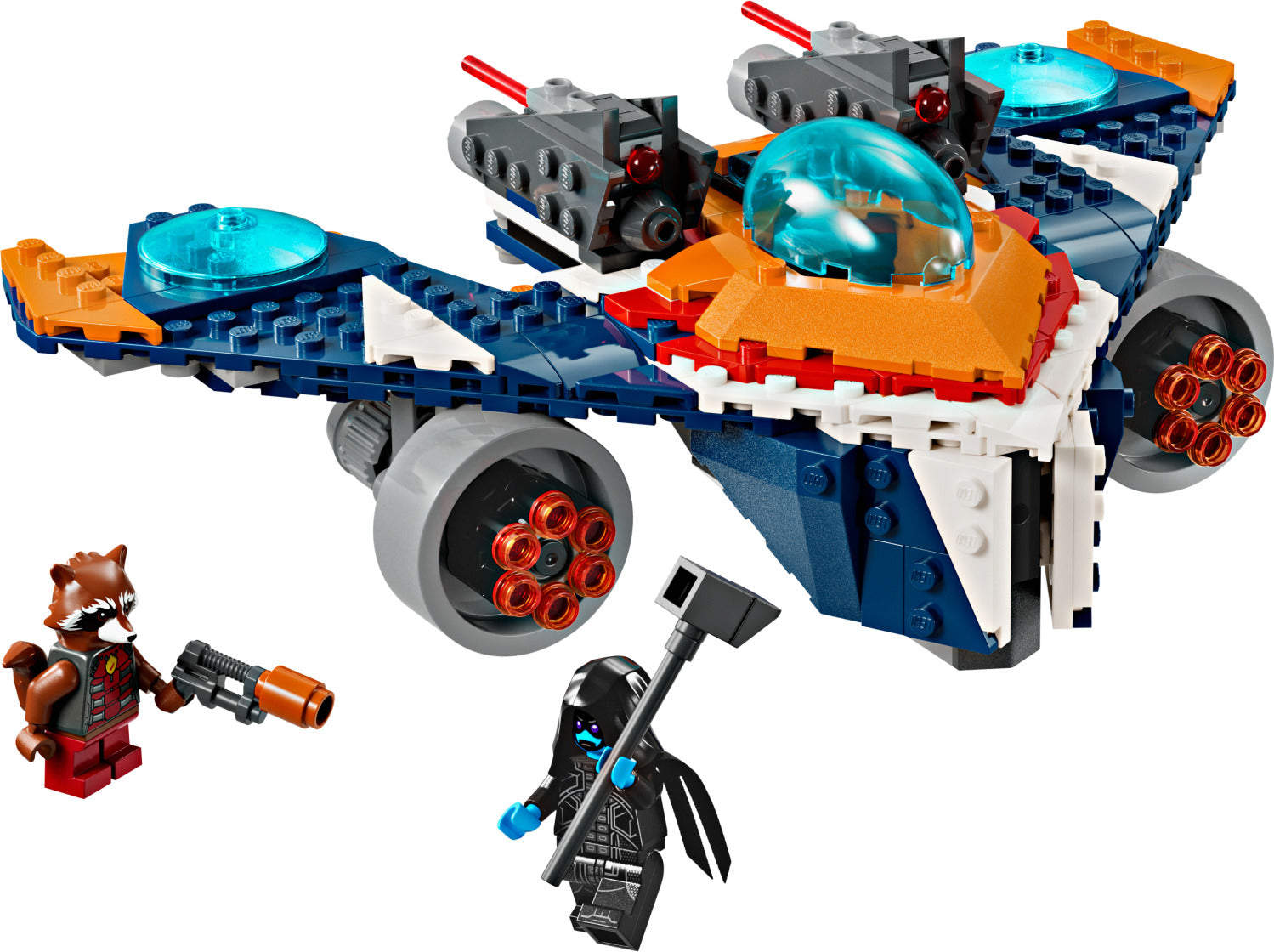 再ドッキング水ロケット LEGO Marvel: Rocket's Warbird vs Ronan - Toy Box Michigan