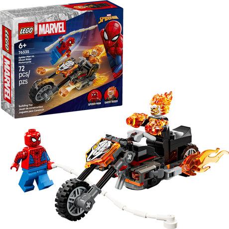 LEGO Super Heroes Marvel: Spider-Man vs. Ghost Rider Motorcycle