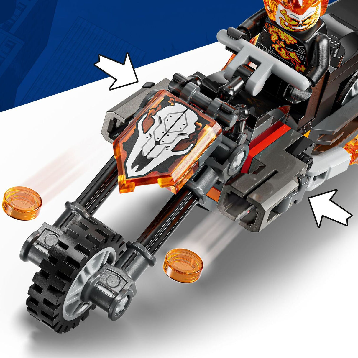 LEGO Super Heroes Marvel: Spider-Man vs. Ghost Rider Motorcycle