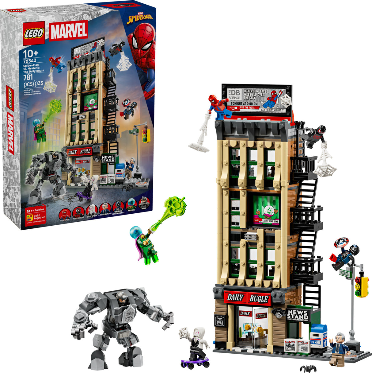 LEGO Super Heroes Marvel: Spider-Man vs. Mysterio: The Daily Bugle