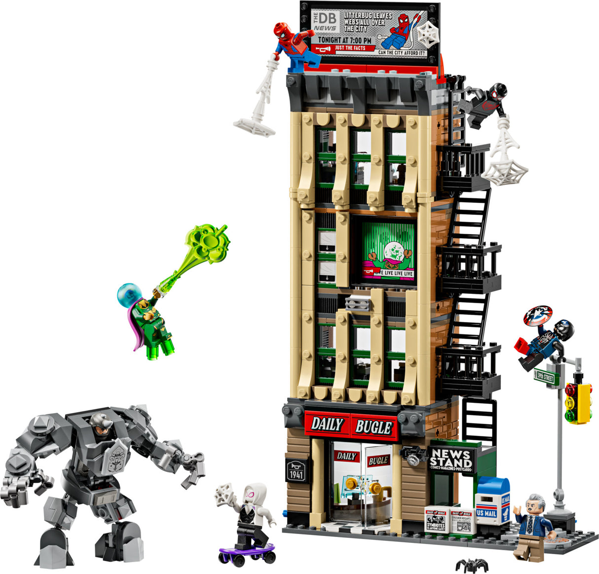 LEGO Super Heroes Marvel: Spider-Man vs. Mysterio: The Daily Bugle
