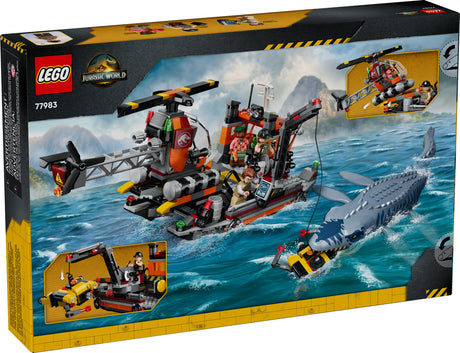 LEGO® Jurassic World Mosasaurus Dinosaur Boat Attack