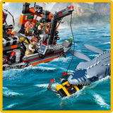 LEGO® Jurassic World Mosasaurus Dinosaur Boat Attack