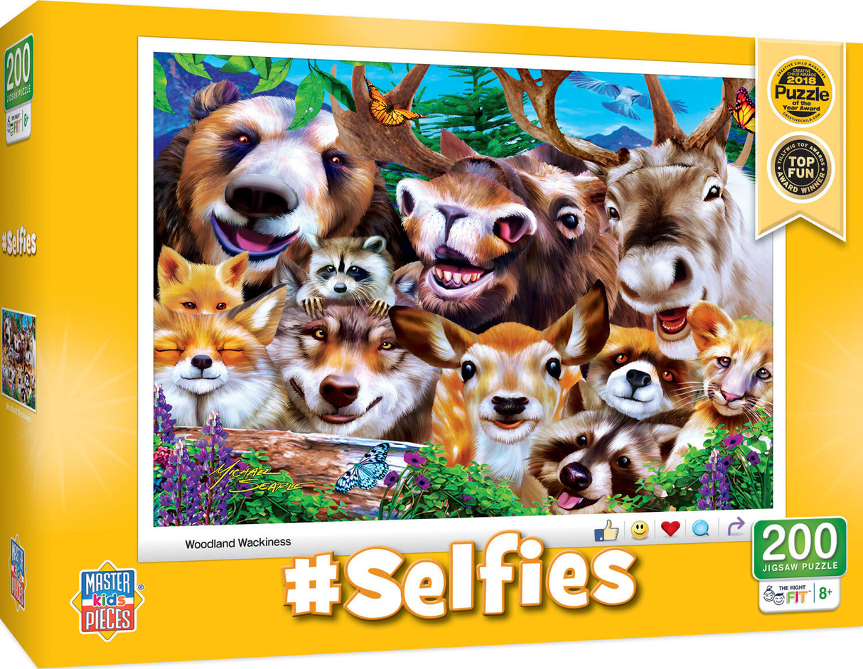 Selfies - Woodland Wackiness 200 Piece Puzzle