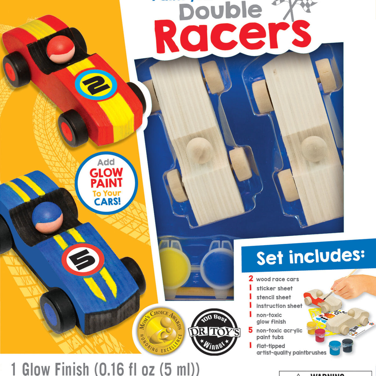 Double Racers Wooden Shape – Toy Box Michigan