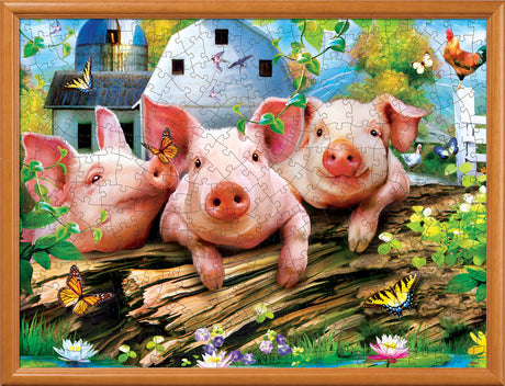 Green Acres - Three Lil' Pigs 300 Piece EZ Grip Puzzle