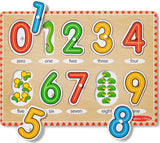 See-Inside Numbers Peg Puzzle - 10 pieces