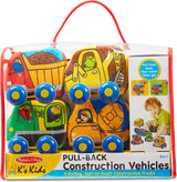 Pull Back Construction Vehicles