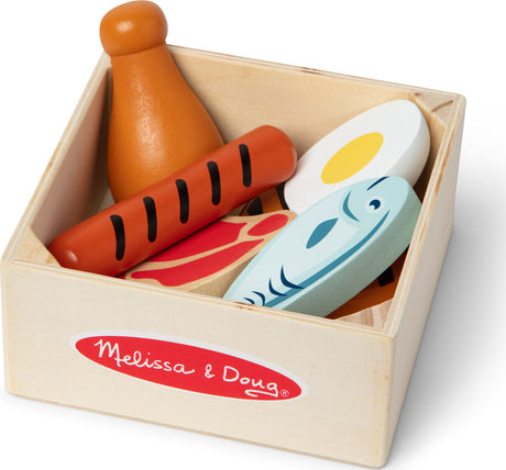 Wooden Food Groups Play Set - Protein