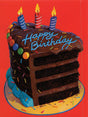 Chocolate Birthday Cake Gift Enclosure C