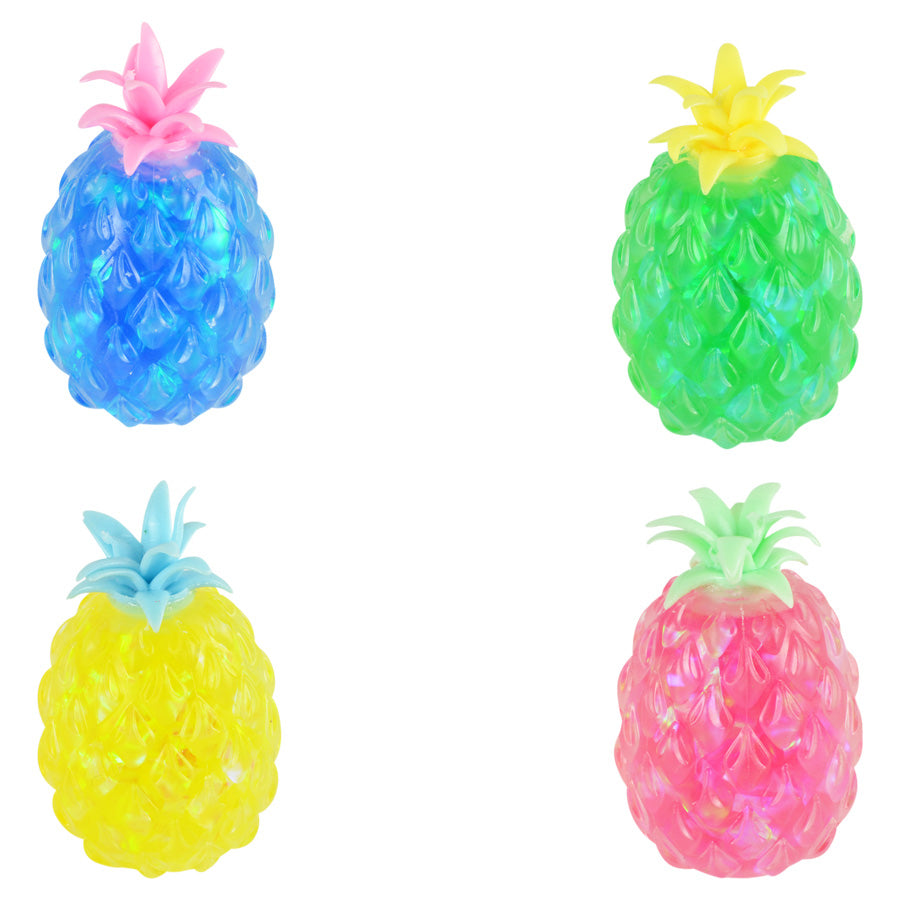 Squeeze Pineapple with Ribbon Inside 4in