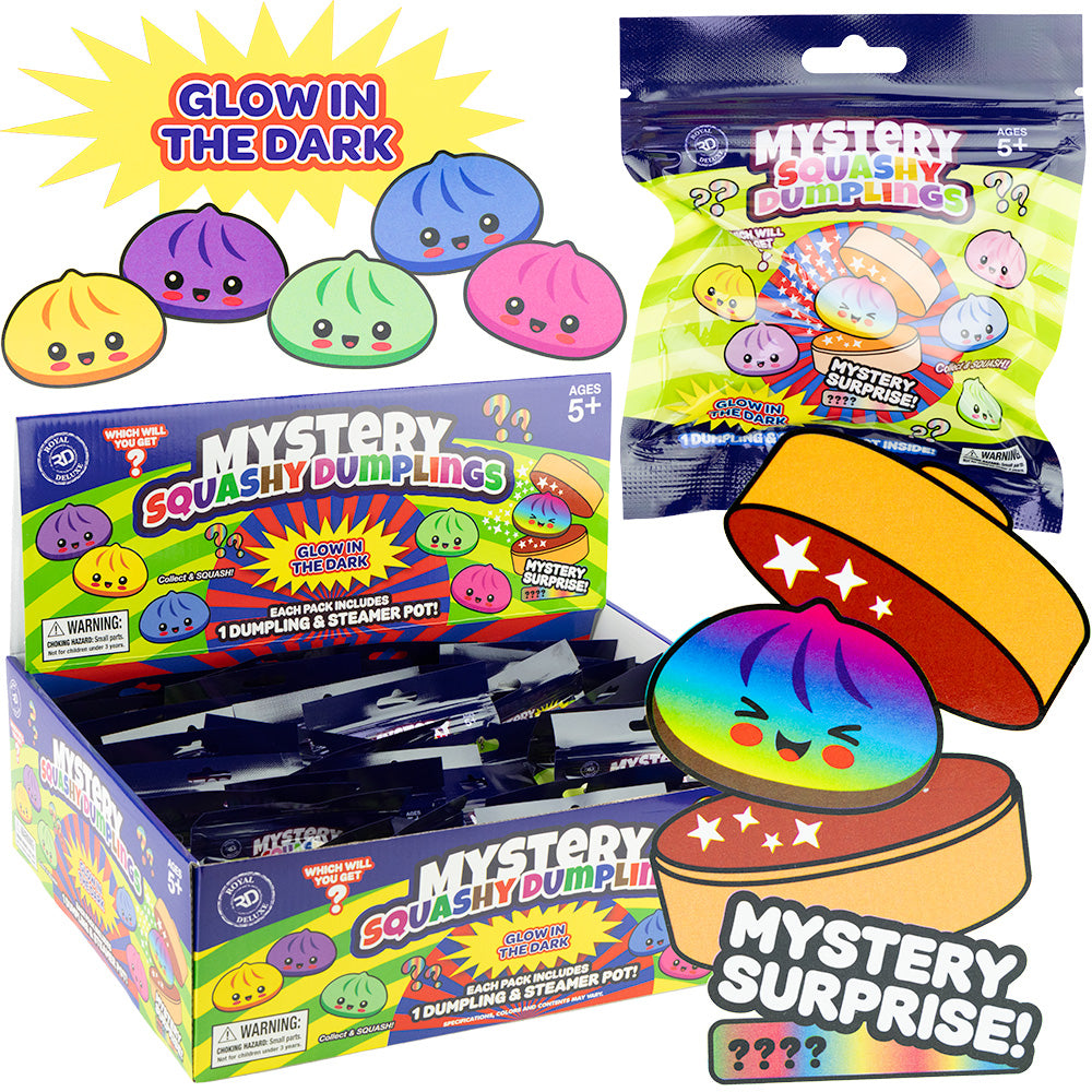 Mystery Glow in the Dark Squishy Mini Dumplings Blind Bag