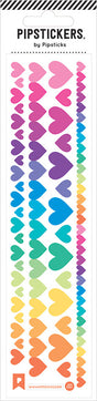 Stickers - Prismatic Hearts (2x8)