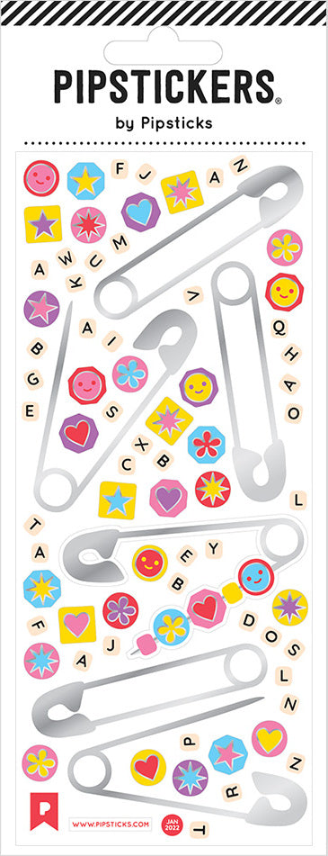 Stickers - Friendship Pins (3x7) - Toy Box Michigan