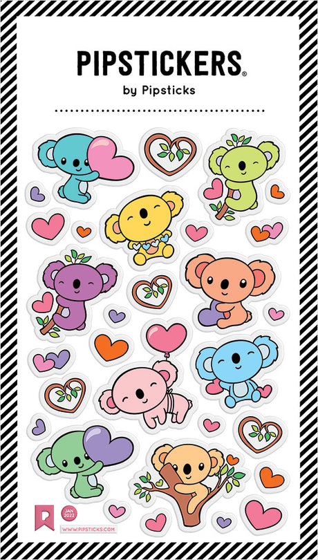 Stickers - Puffy Pastel Koalas