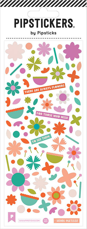 Stickers -  See The Flowers (3x7)