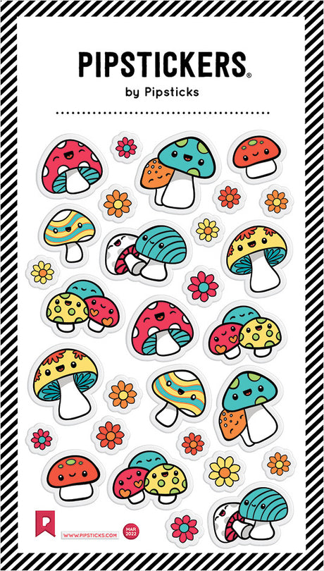 Stickers - Puffy Fancy Mushrooms