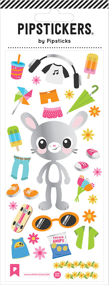 Stickers -  Too Hip To Hop (3x7)