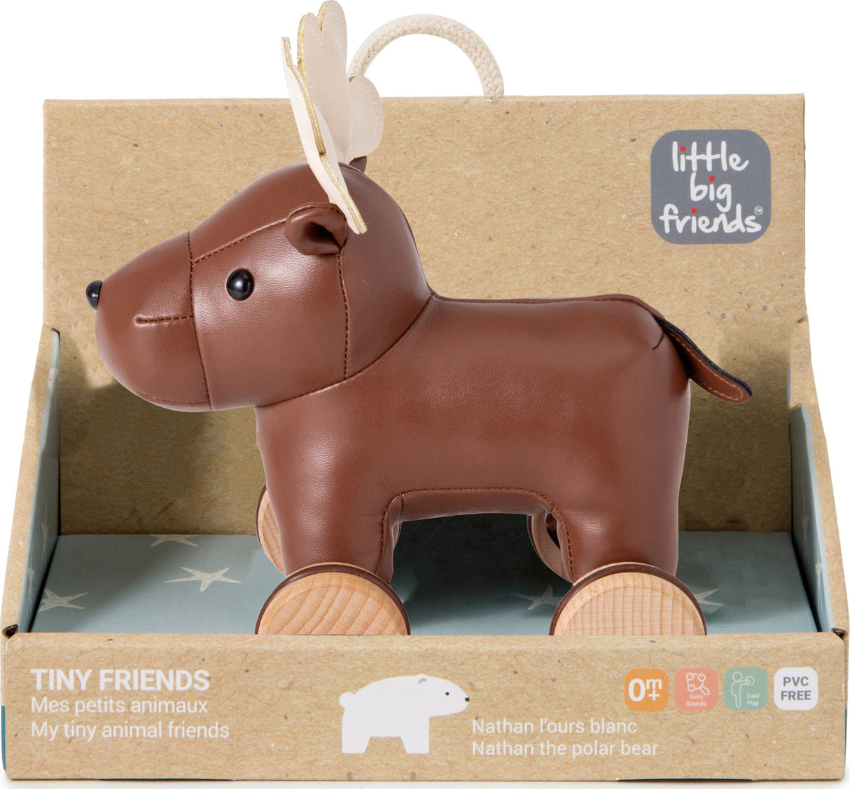 Pull Along Friends - Bruce the Moose