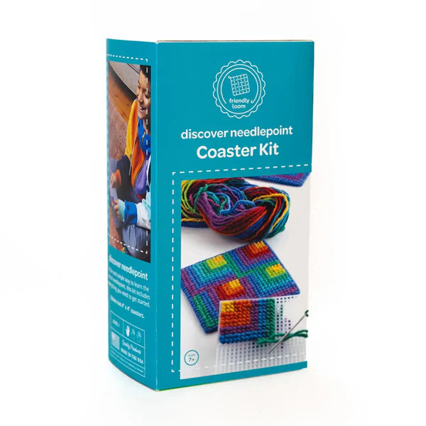 Needlpoint Coaster Kit 2 Coasters