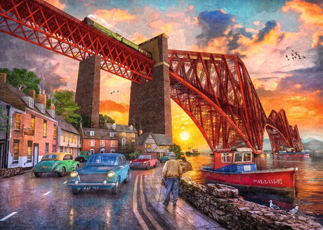 Jigsaw Puzzle Forth Bridge at Sunset 1000p - 1000 Pieces Puzzle
