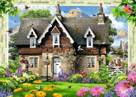 Jigsaw Puzzle Country Cottage (No15) 1000p - 1000 Pieces Puzzle