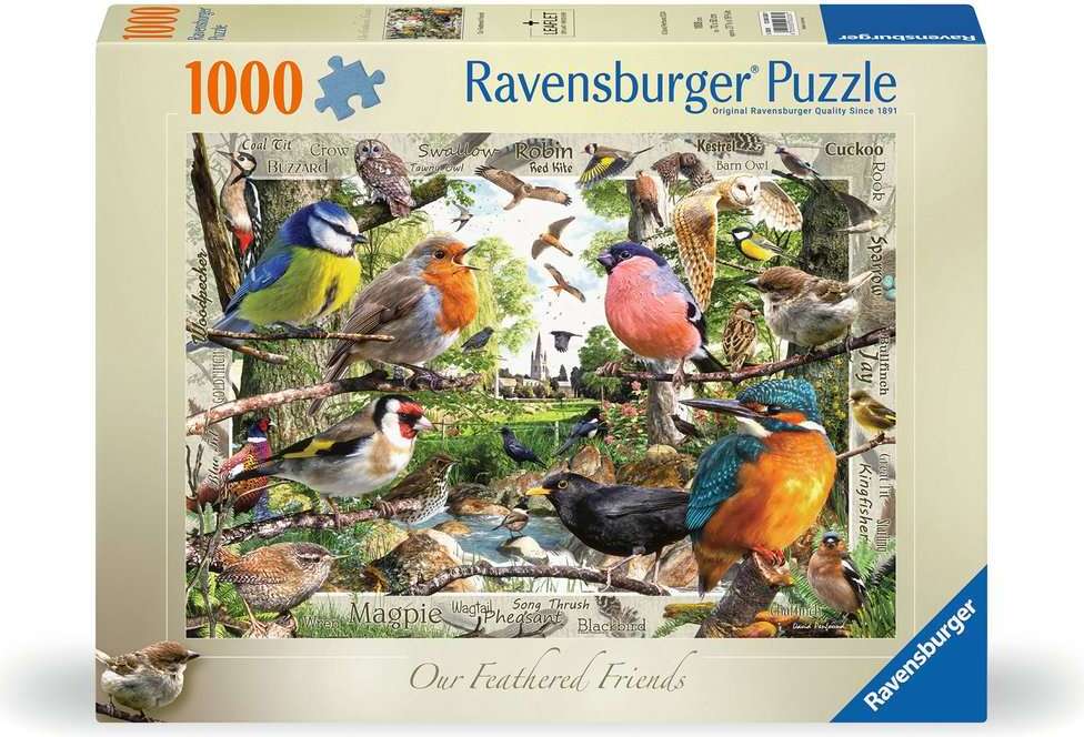 Jigsaw Puzzle Our Feathered Friends 1000p - 1000 Pieces Puzzle
