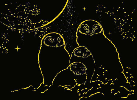 Glow in the Dark: Owls in the Moonlight Puzzle (500 pc)